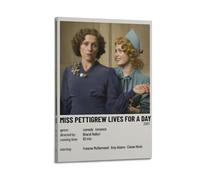 YRTWR I WBRRB Miss Pettigrew Lives for A Day Poster Wall Art Cover Design Painting for Bed Room Movies 16x24inch(40x60cm) Frame-style