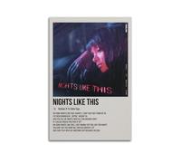 YRTWR I WBRRB Nights Like This by Kehlani & Ty Dolla $ign Poster Wall Art Cover Design Painting for Bed Room Movies 20x30inch(50x75cm) Unframe-style