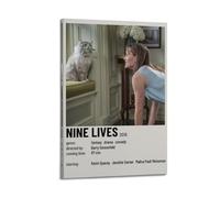 YRTWR I WBRRB Nine Lives Poster Wall Art Cover Design Painting for Bed Room Movies 20x30inch(50x75cm) Frame-style