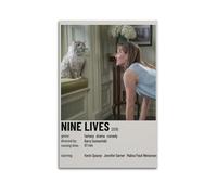 YRTWR I WBRRB Nine Lives Poster Wall Art Cover Design Painting for Bed Room Movies 20x30inch(50x75cm) Unframe-style