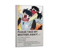 YRTWR I WBRRB Please Take My Brother Away Poster Wall Art Cover Design Painting for Bed Room Movies 16x24inch(40x60cm) Frame-style