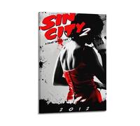 YRTWR I WBRRB Sin City 2 Poster Wall Art Cover Design Painting for Bed Room Movies 24x36inch(60x90cm) Frame-style