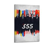 YRTWR I WBRRB The 355 Poster Wall Art Cover Design Painting for Bed Room Movies 12x18inch(30x45cm) Frame-style