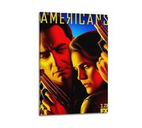 YRTWR I WBRRB The Americans Poster Wall Art Cover Design Painting for Bed Room Movies 20x30inch(50x75cm) Frame-style