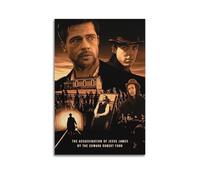 YRTWR I WBRRB The Assassination of Jesse James by The Coward Robert Ford Poster Wall Art Cover Design Painting for Bed Room Movies 24x36inch(60x90cm) Unframe-style