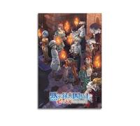 YRTWR I WBRRB The Seven Deadly Sins Four Knights of The Apocalypse Poster Wall Art Cover Design Painting for Bed Room Movies 24x36inch(60x90cm) Unframe-style