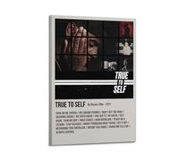 YRTWR I WBRRB True to Self by Bryson Tiller Poster Wall Art Cover Design Painting for Bed Room Movies 24x36inch(60x90cm) Frame-style
