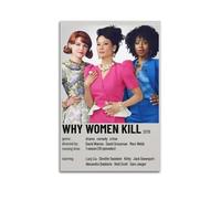 YRTWR I WBRRB Why Women Kill Poster Wall Art Cover Design Painting for Bed Room Movies 08x12inch(20x30cm) Unframe-style
