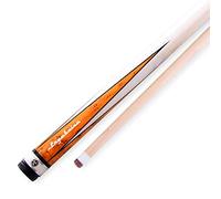 YRU 58" Pool Cue, 20oz Snooker Cue Maple Shaft Handmade 1/2 Joint 9.5MM Tip With Joint Protector(Color:A)
