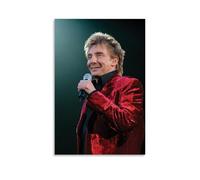 YRUAWRH Barry Manilow（5） Poster Wall Art Aesthetic Cover Canvas Vintage Poster Decorative Painting for Bed Room Living Room 12x18inch(30x45cm) Unframe-style