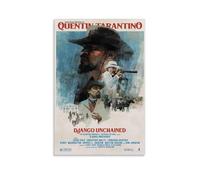 YRUAWRH Django Unchained 2012（2） Poster Wall Art Aesthetic Cover Canvas Vintage Poster Decorative Painting for Bed Room Living Room 16x24inch(40x60cm) Unframe-style