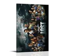 YRUAWRH Lost TV Series(10) Poster Wall Art Aesthetic Cover Canvas Vintage Poster Decorative Painting for Bed Room Living Room 12x18inch(30x45cm) Frame-style
