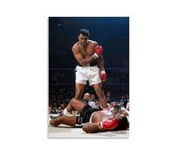 YRUAWRH Muhammad Ali Poster Wall Art Aesthetic Cover Canvas Vintage Poster Decorative Painting for Bed Room Living Room 12x18inch(30x45cm) Unframe-style