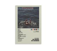 YRUAWRH Not Waving, But Drowning Loyle Carner Album Poster Wall Art Aesthetic Cover Canvas Vintage Poster Decorative Painting for Bed Room Living Room 12x18inch(30x45cm) Unframe-style