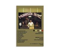 YRUAWRH The Doors Morrison Hotel Poster Wall Art Aesthetic Cover Canvas Vintage Poster Decorative Painting for Bed Room Living Room 24x36inch(60x90cm) Unframe-style
