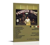 YRUAWRH The Doors Morrison Hotel Poster Wall Art Aesthetic Cover Canvas Vintage Poster Decorative Painting for Bed Room Living Room 08x12inch(20x30cm) Frame-style