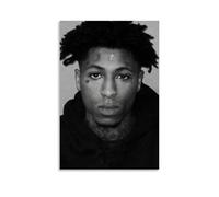 YRUAWRH YoungBoy Never Broke Again（5） Poster Wall Art Aesthetic Cover Canvas Vintage Poster Decorative Painting for Bed Room Living Room 12x18inch(30x45cm) Unframe-style
