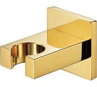 YRUIIA Handheld Shower Bracket Holder for Handheld Shower Heads Solid Brass Shower Head Holder Wall Mount Shower Wand Holder for Bathroom Hand Sprayer Wand or Toilet Handheld Bidet Spray,Titanium Gold