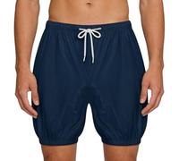 Yruioon Mens Leakproof Diaper Covers Reusable Waterproof Incontinence Pants Underwear Shorts Dark Blue 3XL