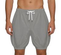 Yruioon Mens Leakproof Diaper Covers Reusable Waterproof Incontinence Pants Underwear Shorts Grey S