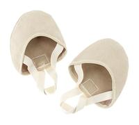 Yruioon Pirouette Lyrical Half Sole Dance Shoes Ballet Practice Turning Dance Shoes for Women Nude 32-33