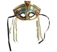 Yruioon Women Egyptian Princess Masks Half Face Halloween Masquerade Mask for Festival Costume Type A One Size