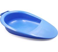 YRW Bedpan for Men and Women, Unisex Portable Commode with Handle, Blue, for Elderly and Fracture Patients