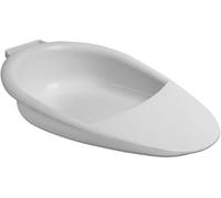 YRW Unisex Portable Bedpan with Handle, Medical Urinal Commode for Elderly, Male Female, White, Fracture Support
