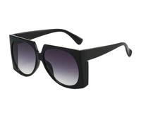 YRWIHRJKA Oversized Flat Top Sunglasses Women Anti Blue Light Glasses Square Sun Glasses Leopard Optical Eyeglasses Frame UV400