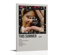 YRWOERHWER Alessia Cara Album This Summer Poster Wall Art Canvas Poster Modern Aesthetic Art Decor Painting for Living Room Bed Room 08x12inch(20x30cm) Frame-style