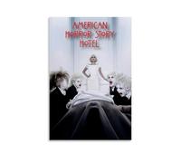 YRWOERHWER American Horror Story Poster Wall Art Canvas Poster Modern Aesthetic Art Decor Painting for Living Room Bed Room 08x12inch(20x30cm) Unframe-style