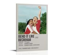 YRWOERHWER Bend It Like Beckham Poster Wall Art Canvas Poster Modern Aesthetic Art Decor Painting for Living Room Bed Room 12x18inch(30x45cm) Frame-style