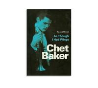 YRWOERHWER Chet Baker Poster Wall Art Canvas Poster Modern Aesthetic Art Decor Painting for Living Room Bed Room 08x12inch(20x30cm) Unframe-style