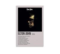 YRWOERHWER Elton John Poster Wall Art Canvas Poster Modern Aesthetic Art Decor Painting for Living Room Bed Room 12x18inch(30x45cm) Unframe-style