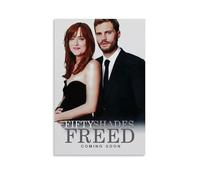 YRWOERHWER Fifty Shades Freed Poster Wall Art Canvas Poster Modern Aesthetic Art Decor Painting for Living Room Bed Room 24x36inch(60x90cm) Unframe-style