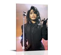 YRWOERHWER Janet Jackson Poster Wall Art Canvas Poster Modern Aesthetic Art Decor Painting for Living Room Bed Room 20x30inch(50x75cm) Frame-style