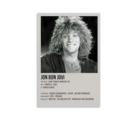 YRWOERHWER Jon Bon Jovi Poster Wall Art Canvas Poster Modern Aesthetic Art Decor Painting for Living Room Bed Room 24x36inch(60x90cm) Unframe-style