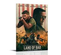 YRWOERHWER Land of Bad Poster Wall Art Canvas Poster Modern Aesthetic Art Decor Painting for Living Room Bed Room 16x24inch(40x60cm) Frame-style
