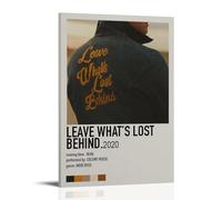 YRWOERHWER Leave What's Lost Behind - Colony House Poster Wall Art Canvas Poster Modern Aesthetic Art Decor Painting for Living Room Bed Room 08x12inch(20x30cm) Frame-style