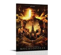 YRWOERHWER Megalopolis Poster Wall Art Canvas Poster Modern Aesthetic Art Decor Painting for Living Room Bed Room 08x12inch(20x30cm) Frame-style