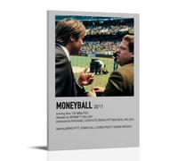 YRWOERHWER Moneyball Poster Wall Art Canvas Poster Modern Aesthetic Art Decor Painting for Living Room Bed Room 08x12inch(20x30cm) Frame-style