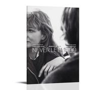 YRWOERHWER Never Let Go Poster Wall Art Canvas Poster Modern Aesthetic Art Decor Painting for Living Room Bed Room 08x12inch(20x30cm) Frame-style