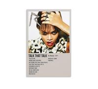 YRWOERHWER Rihanna Poster Wall Art Canvas Poster Modern Aesthetic Art Decor Painting for Living Room Bed Room 12x18inch(30x45cm) Unframe-style