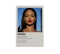 YRWOERHWER Rihanna Poster Wall Art Canvas Poster Modern Aesthetic Art Decor Painting for Living Room Bed Room 12x18inch(30x45cm) Unframe-style