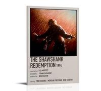 YRWOERHWER The Shawshank Redemption Poster Wall Art Canvas Poster Modern Aesthetic Art Decor Painting for Living Room Bed Room 12x18inch(30x45cm) Frame-style