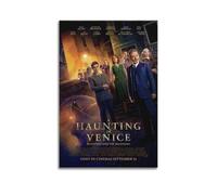YRWUIERHRUE A Haunting in Venice Posters Aesthetic Wall Art Canvas Vintage Poster Decorative Painting Living Room Bed Room Decor16x24inch(40x60cm) Unframe-style