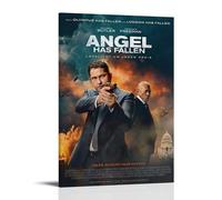 YRWUIERHRUE Angel Has Fallen Posters Aesthetic Wall Art Canvas Vintage Poster Decorative Painting Living Room Bed Room Decor20x30inch(50x75cm) Frame-style