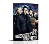 YRWUIERHRUE Breaking Benjamin Posters Aesthetic Wall Art Canvas Vintage Poster Decorative Painting Living Room Bed Room Decor16x24inch(40x60cm) Frame-style
