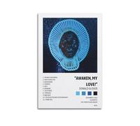 YRWUIERHRUE Childish Gambino Posters Aesthetic Wall Art Canvas Vintage Poster Decorative Painting Living Room Bed Room Decor20x30inch(50x75cm) Unframe-style