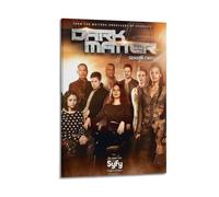 YRWUIERHRUE Dark Matter Posters Aesthetic Wall Art Canvas Vintage Poster Decorative Painting Living Room Bed Room Decor12x18inch(30x45cm) Frame-style